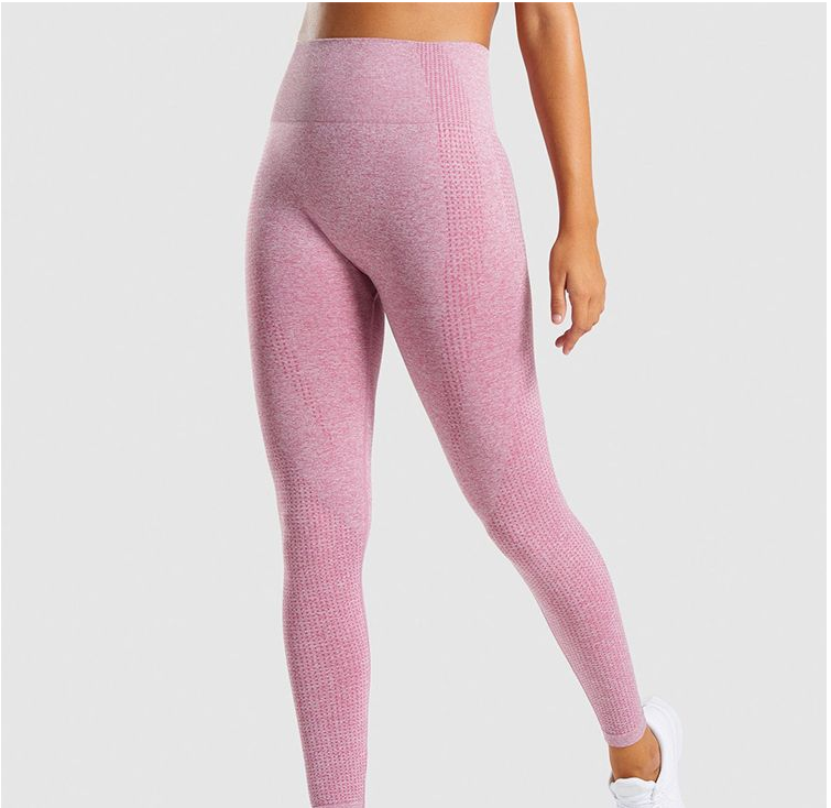 Pantalones deportivos push-up sin costuras de cintura alta para mujer, pantalones de Yoga para correr y Fitness