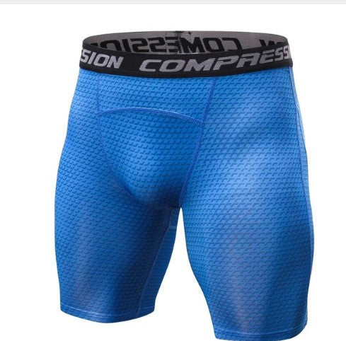 Pantalones cortos de compresión transpirables para hombre, mallas de entrenamiento físico MMA