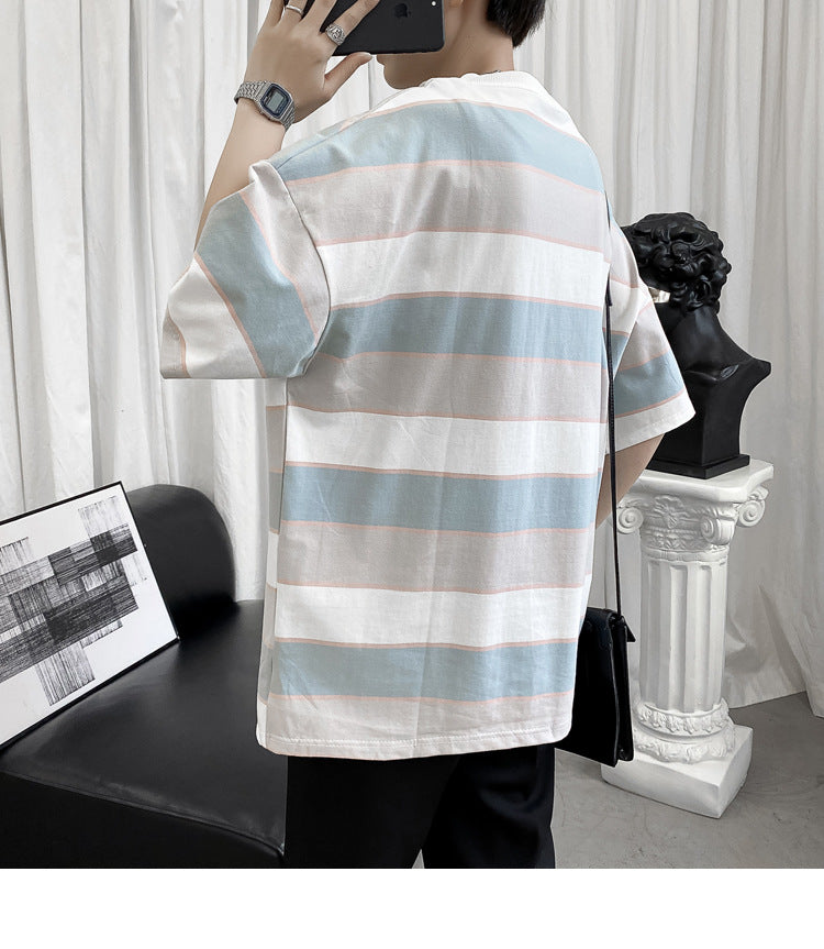 Striped Short-sleeved T-shirt