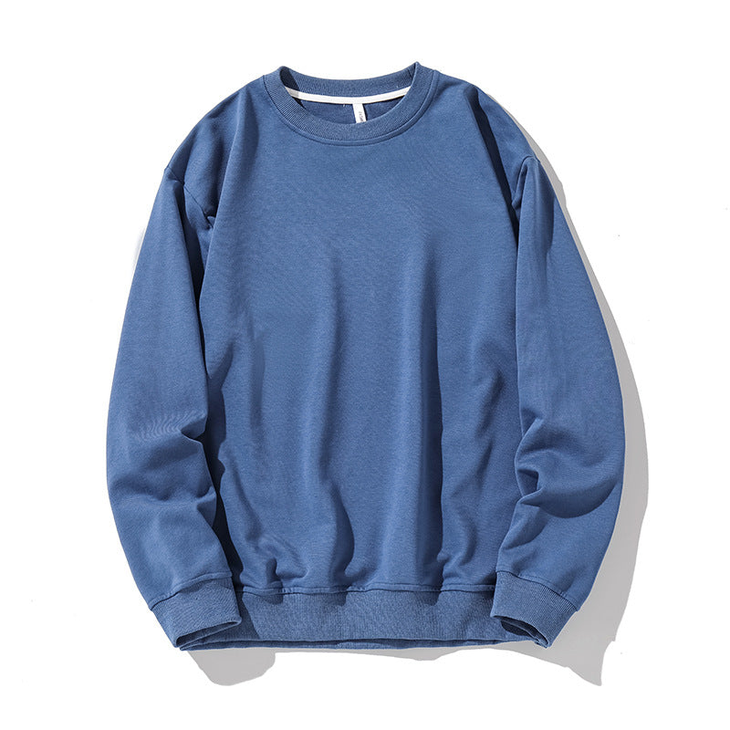 Round neck casual pullover sweater