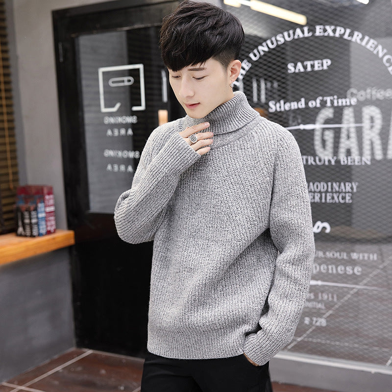Casual Rope Turtleneck Sweater