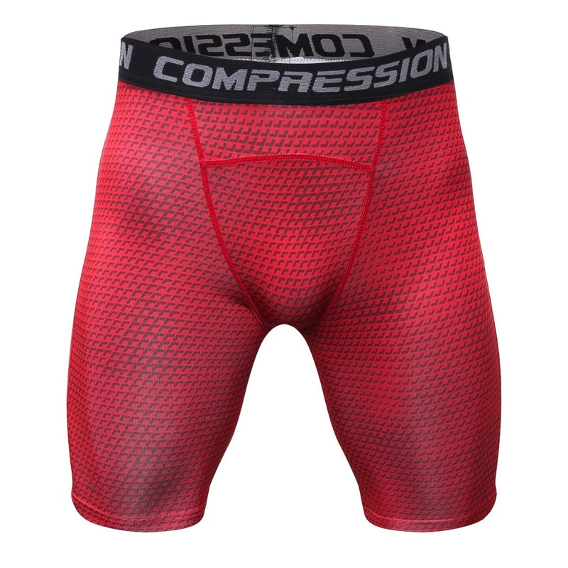 Pantalones cortos de compresión transpirables para hombre, mallas de entrenamiento físico MMA