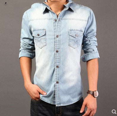 Men's denim shirt