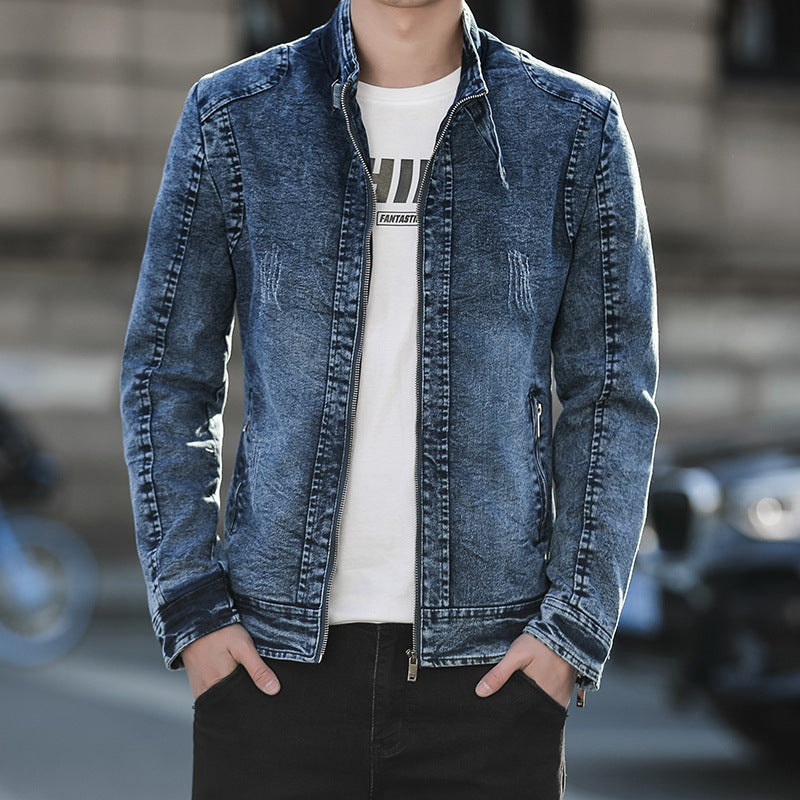 New Spring And Autumn Casual Fashion Men's Denim Jacket