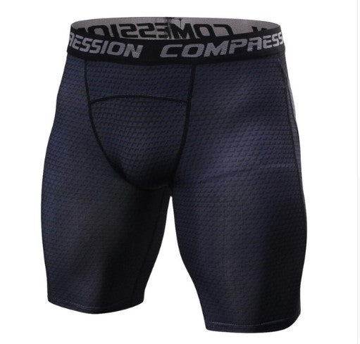 Pantalones cortos de compresión transpirables para hombre, mallas de entrenamiento físico MMA