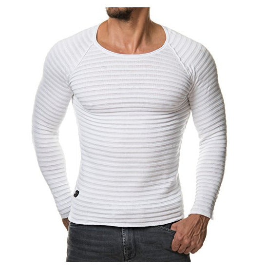 Men Casual Pullovers Spring/Autumn Sweater Slim Men O-Neck Sweater