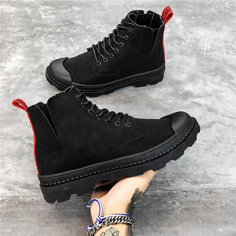 Fashion Ankle Boots Winter Autumn men's Motorcycle Martin Boots