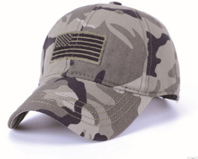 Soldado Unisex Sombrero Retro Camo Gorras de béisbol