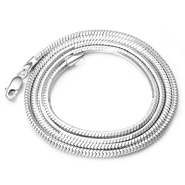 Sterling Silver Plated Platinum Chain
