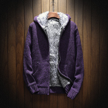 Autumn and Winter Men's knit jacket