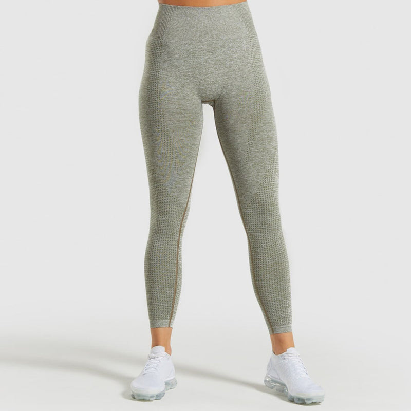 Pantalones deportivos push-up sin costuras de cintura alta para mujer, pantalones de Yoga para correr y Fitness