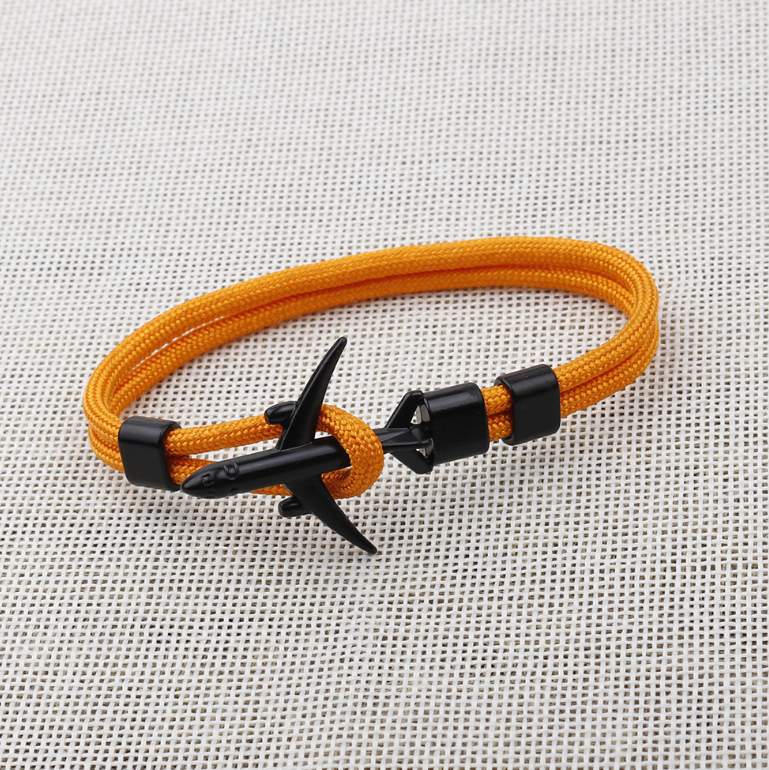 Charm Pulsera Hombre Ancla Avión