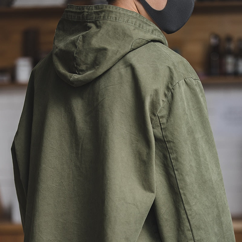 Madden Male Hooded Pullover Deck Parker Jacket