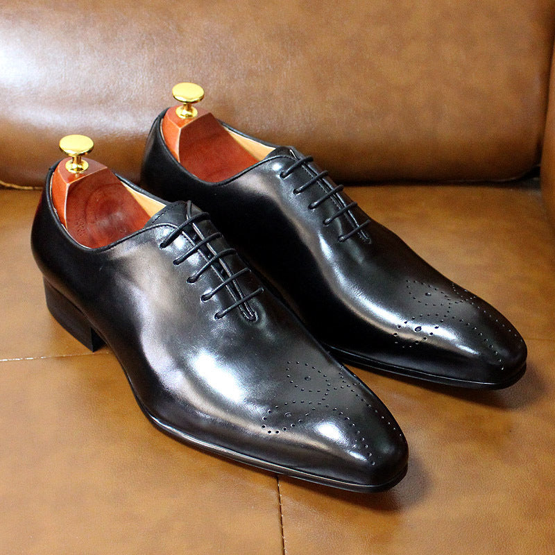 Ropa formal de negocios, zapatos clásicos para hombres.