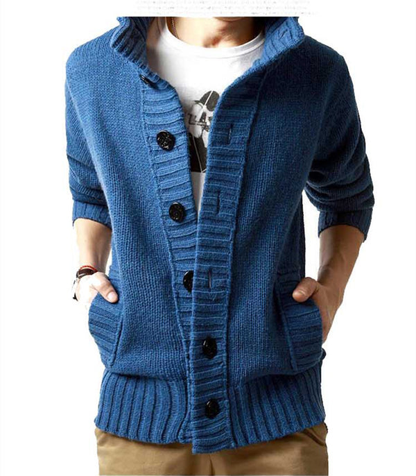 autumn and winter new cardigan sweater men