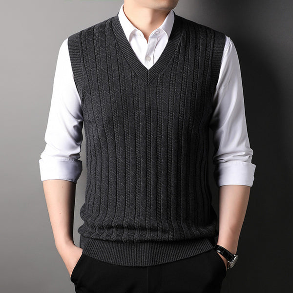 Men's Autumn Business Casual Knitted Vest