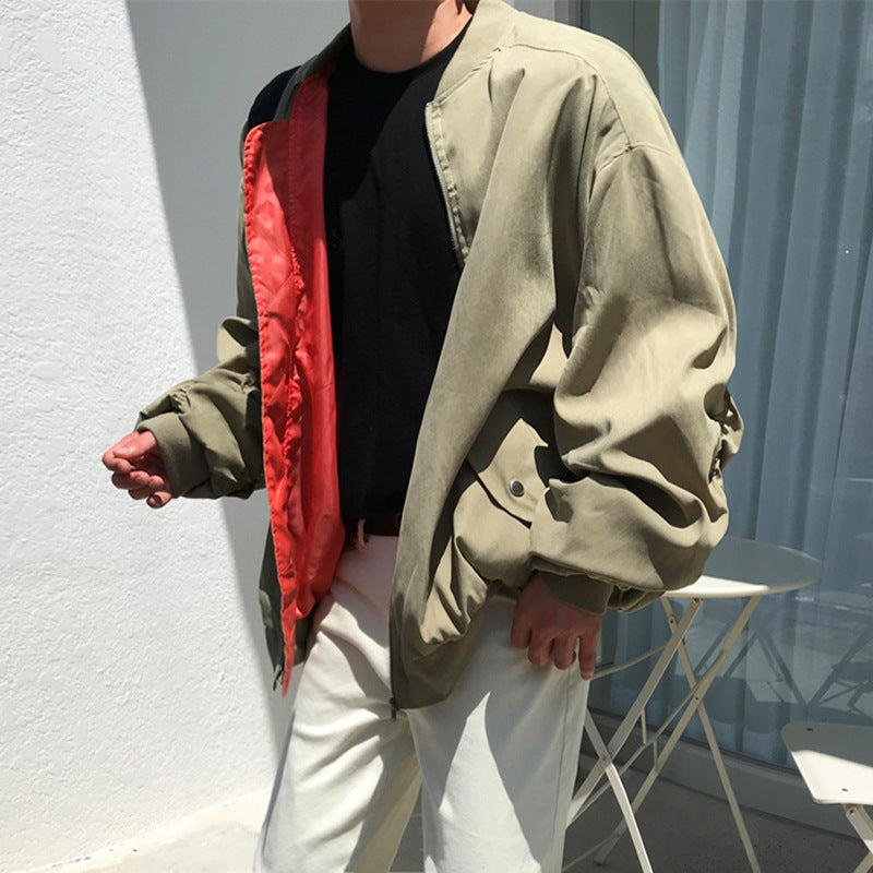 Loose And Versatile Bomber Jacket In Spring And Autumn