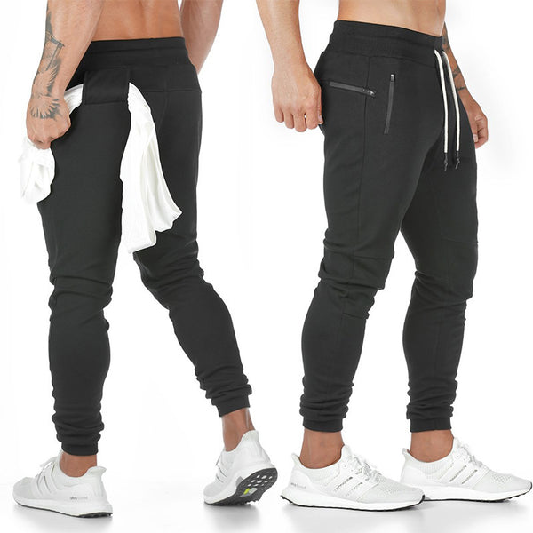 Pure Color Fitness Running Training Feet Pants