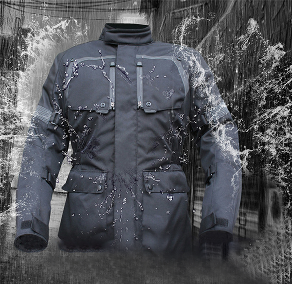 Chaqueta de moto de cuatro estaciones cálida e impermeable para hombre