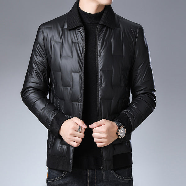 Chaqueta de plumón informal para hombre 