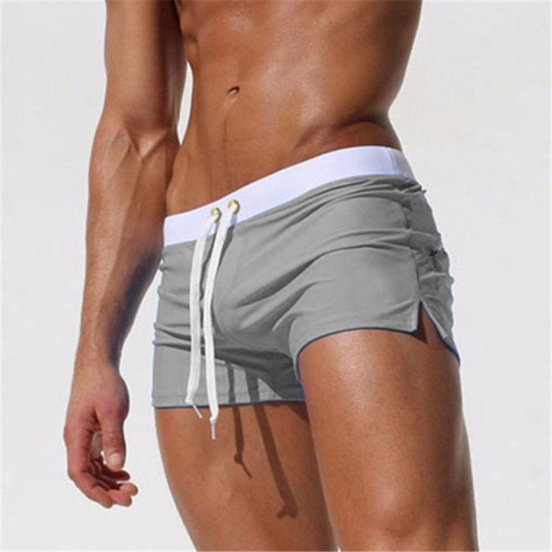 Athletic Low-Waisted Sexy Jelly Convex Shorts