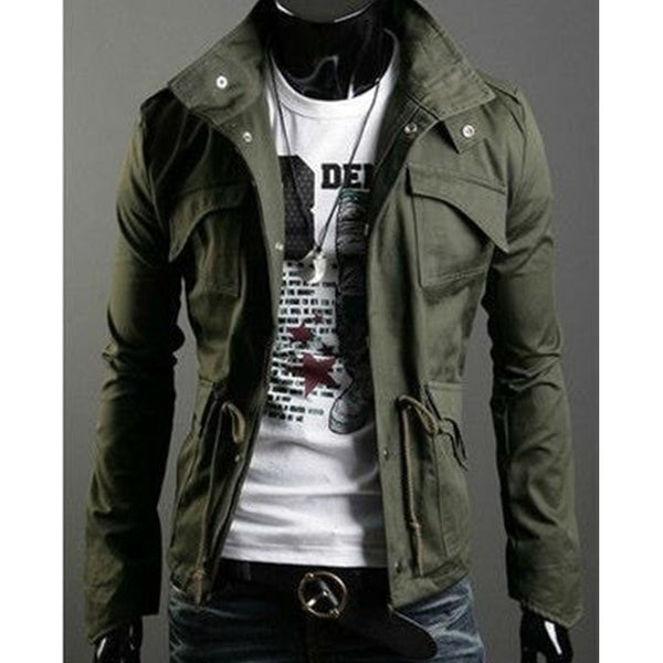 Chaquetas de invierno estilo militar hombres 