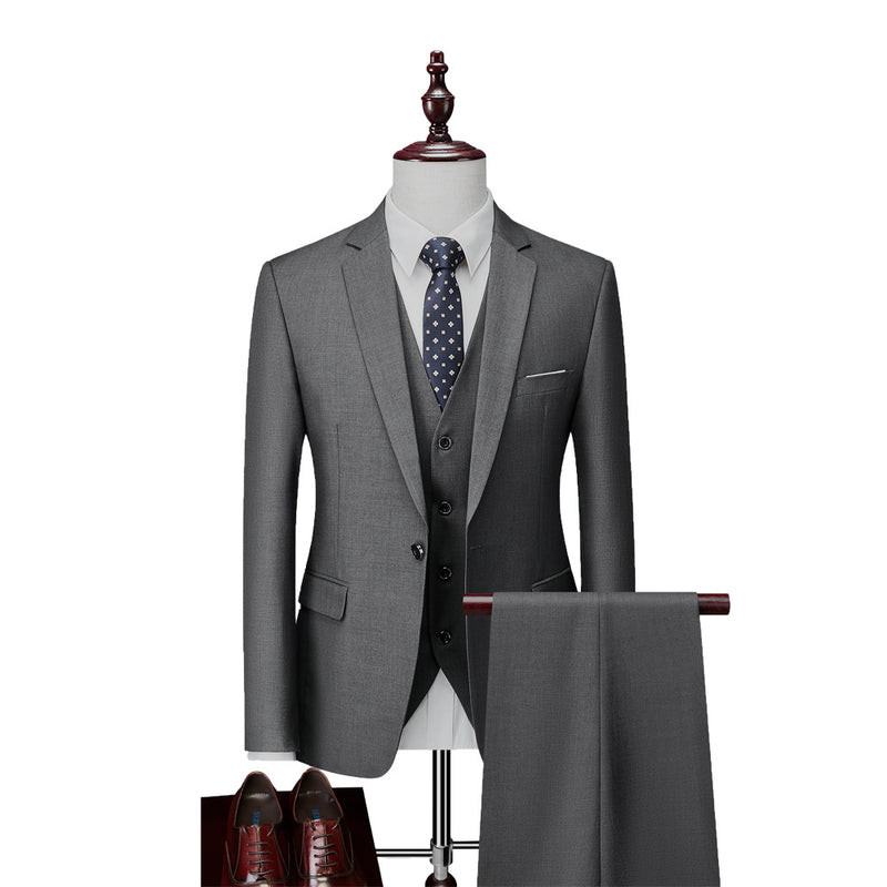Business Casual Men's Slim Suit