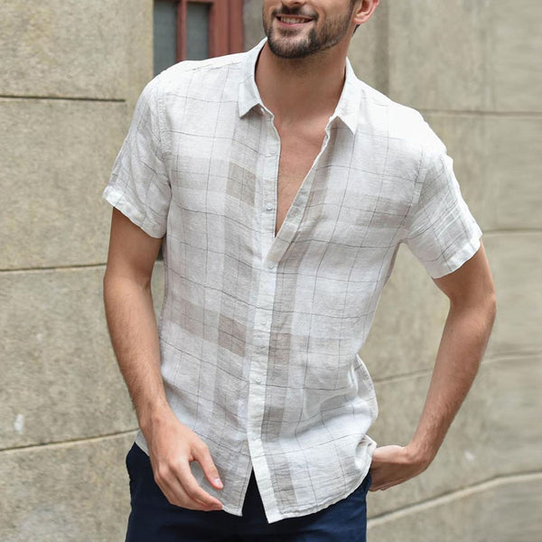 Camisa de cuadros para hombre