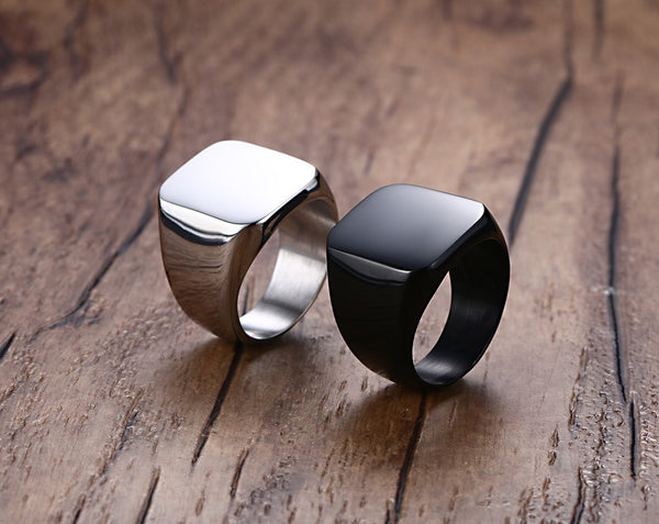 Light Titanium Three Colors Rings