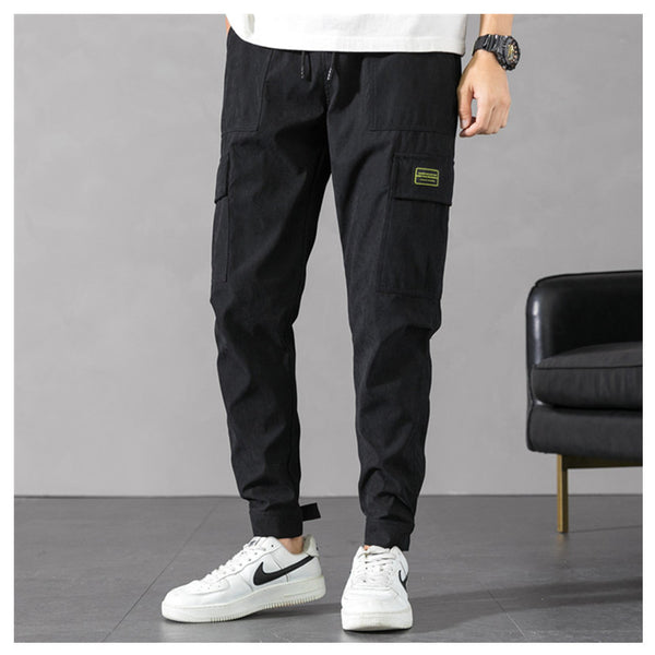 Pantalón de hombre talla grande con velcro ajustable.