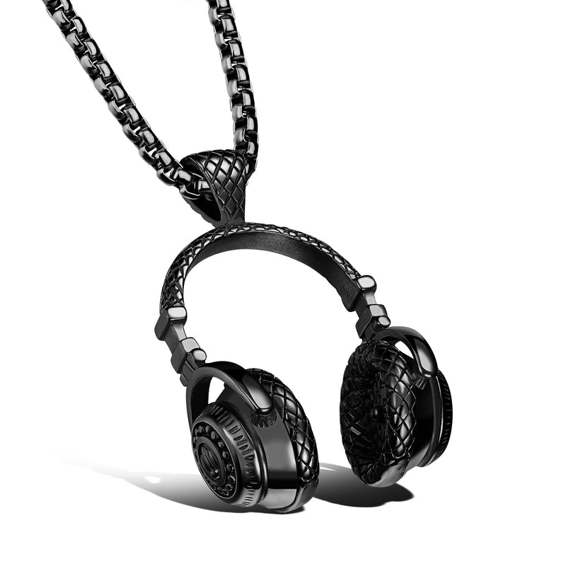 Music Headset Pendant Necklace