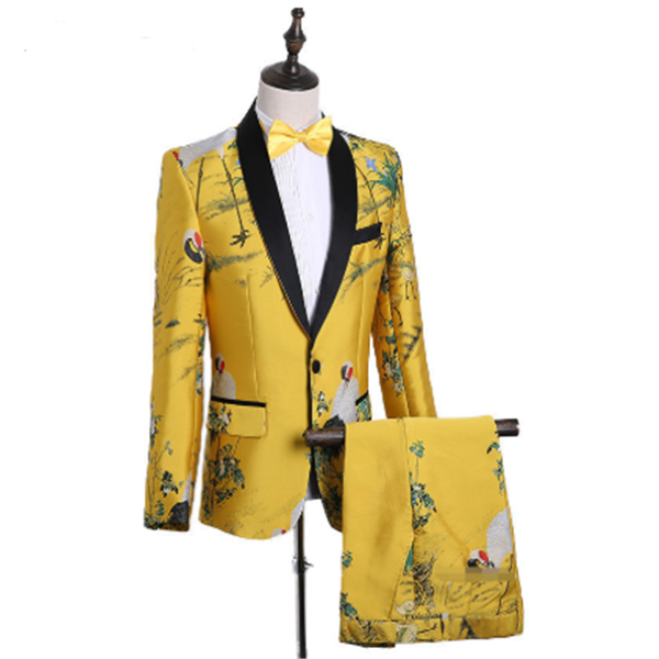 Yellow Suit For Men