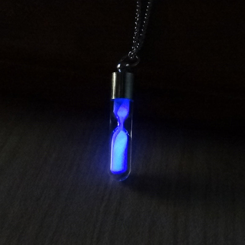 Time Hourglass Crystal Necklace