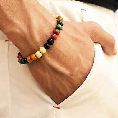 Healing Balance Energy Beads charm bracelet