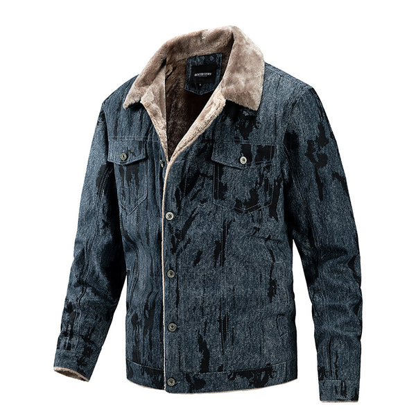 Chaqueta polar para hombre talla grande