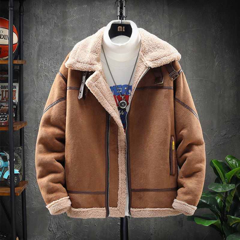 chaqueta acolchada de algodón grande y cálida de invierno 