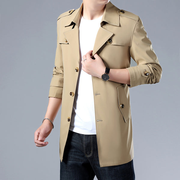 Chaqueta casual cortavientos para hombre.