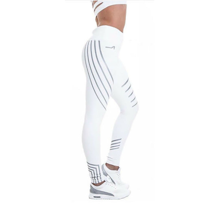 Sexy Girl Reflective Sport Yoga leggings Pants