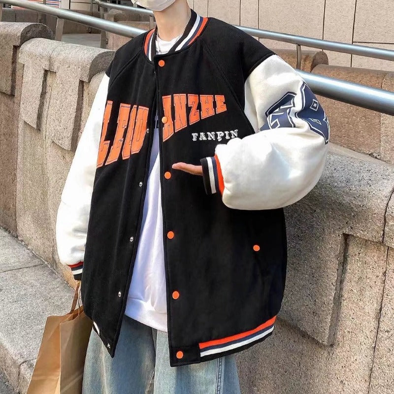 Men's European And American Baseball Jacket