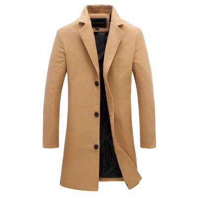 Wool & Blend slim fit trench coat