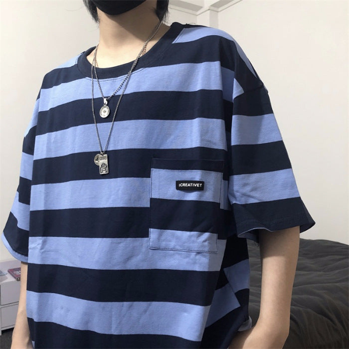 Striped short sleeve t-shirt