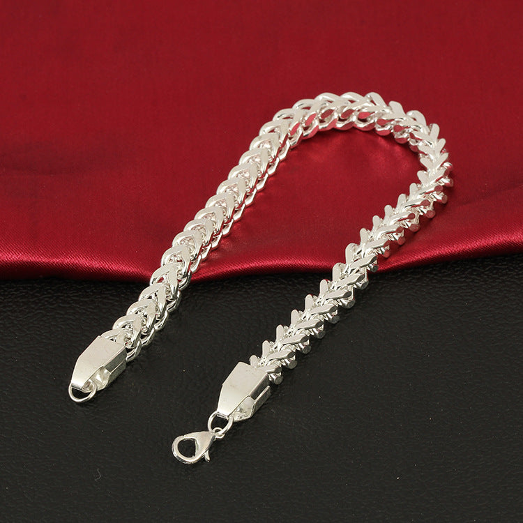 Braided bracelet stainless steel exquisite