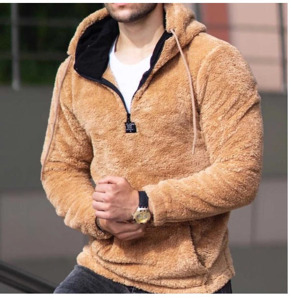 Men's Hooded Pullover Sweater