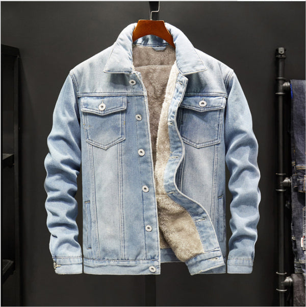 Chaqueta denim plus polar