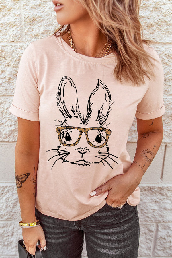 Easter Bunny Graphic Short Sleeve Tee