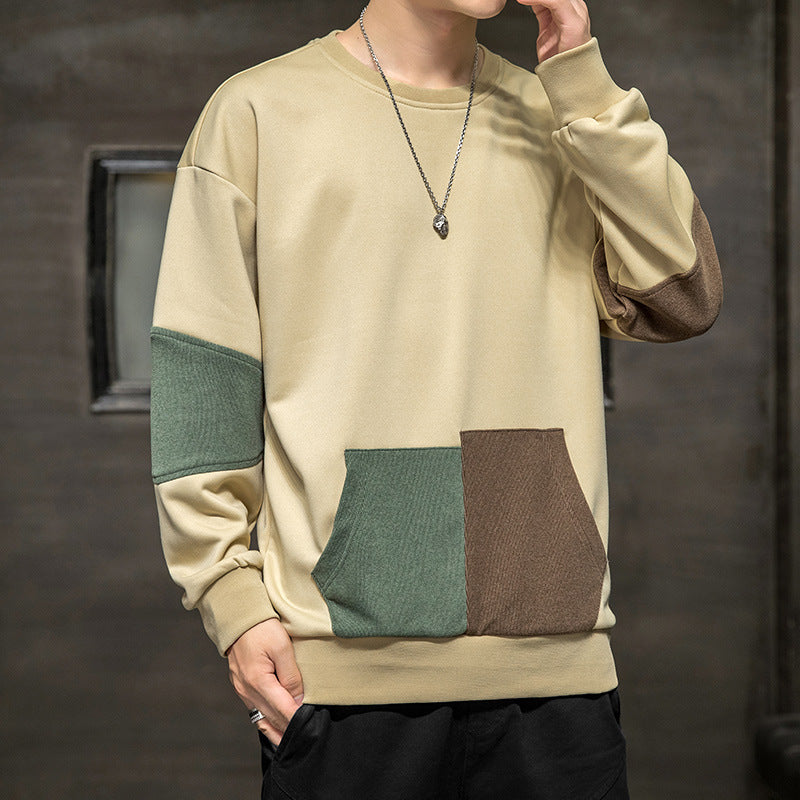 Double-sided Velvet Loose Trend Round Neck sweatshirt