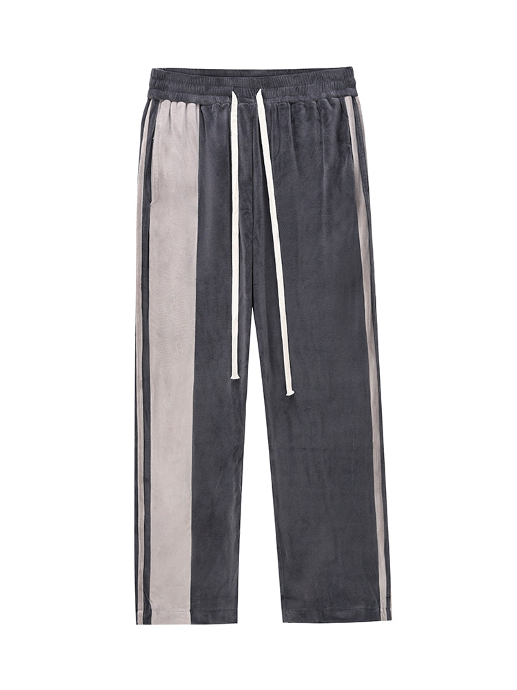 Straight Loose Drawstring Casual Wide Pants