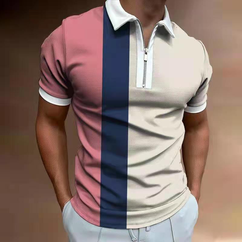 Men's POLO Shirt Printed Short Sleeve T-Shirt