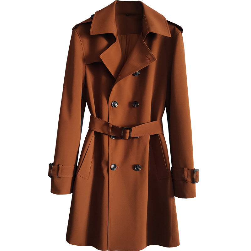Men's Classic Double-breasted Trench Coat