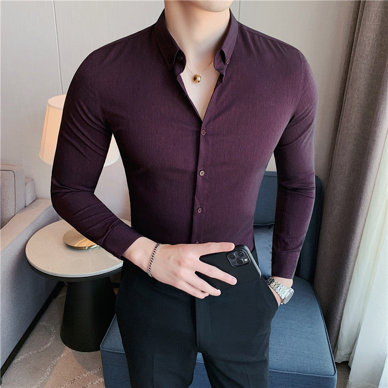Slim-fit Business Bottoming Shirt